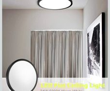 12" flush mounted modern, stylish LED ceiling light