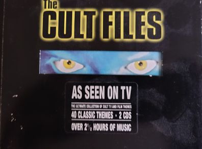 Various - The Cult Files 2 x CD (1996) Movie & TV Theme Tunes w/Slipcase EX+