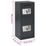 Digital Safe with Lock Dark grey Image 8