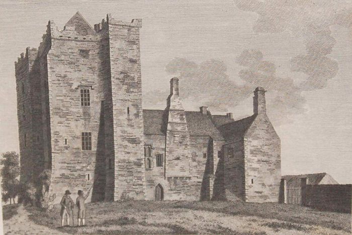 1797 Engraving N.E. View Athcarne Castle