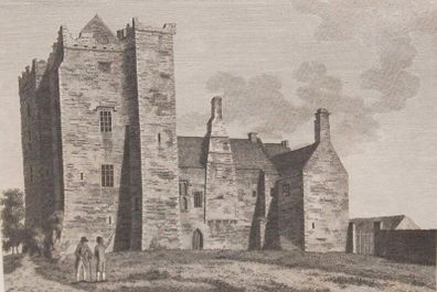 1797 Engraving N.E. View Athcarne Castle