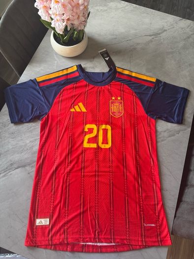 Spain Home Jersey WC 26 (2 star edition) Pedri#20
