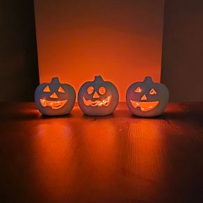 3 mini pumpkins