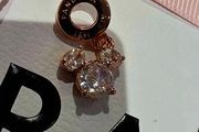 Pandora Rose Gold Sparkling Mickey Silhouette Charm New