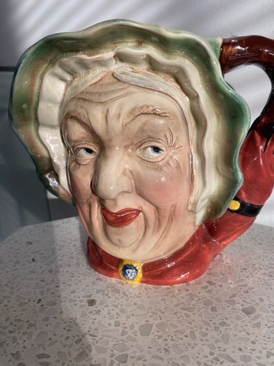 Antique China Toby jug Cheese Closch Cottage Biscuit Barrel Jugs