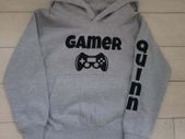 Personalised kids gaming hoody