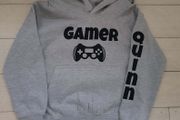 Personalised kids gaming hoody