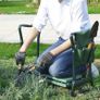 Heavy Duty Upgraded Garden Kneeler Thicken Seat Padded Kneeling Stool Indoor Outdoor 150KG Load Portable Folding Image 6