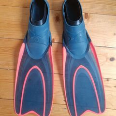 Swimming/Diving Fins - EU 38/39 - Blue/Coral Pink