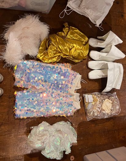 Retro Disco Costume And Decor Bundle