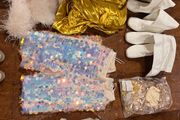 Retro Disco Costume And Decor Bundle