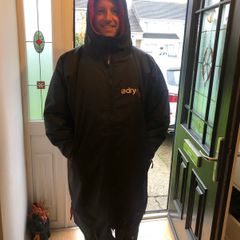 Dryrobe Advance Long Sleeve (Medium Black/Red)