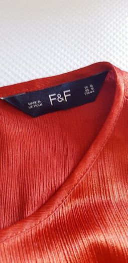 Burnt Orange/ Rust Blouse/Top - Size 16