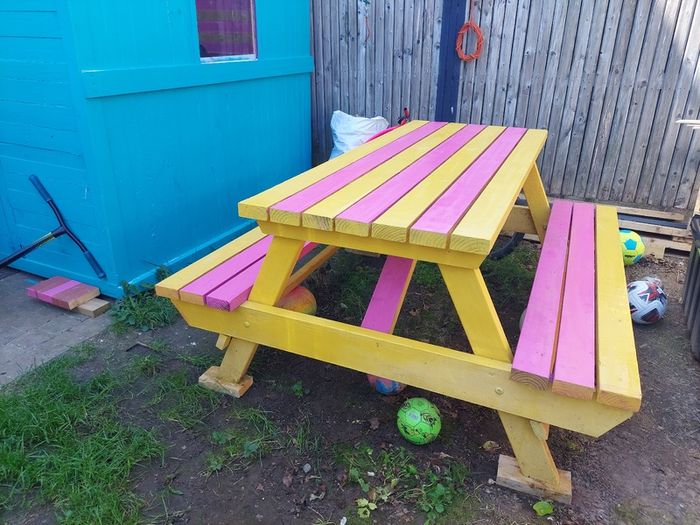 Garden table for 6 adults