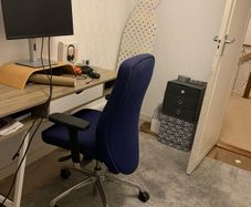 Large grey IKEA rug