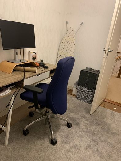 Large grey IKEA rug