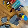 Train track wooden bundle Inc locomotive Image 5