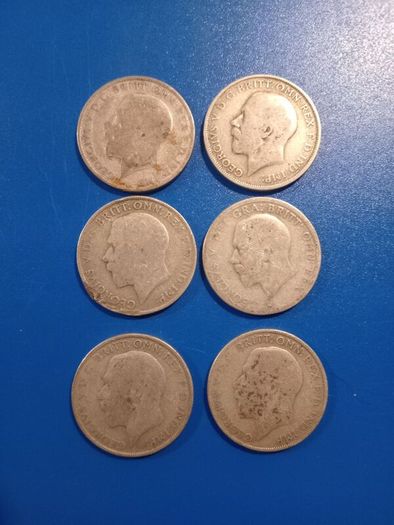 6X GeorV .500 florins