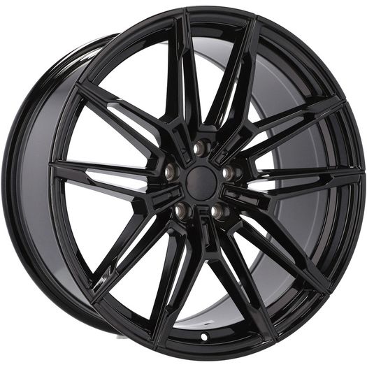 18" 825M Bmw Type Black Alloy Wheels Bmw Vw  5x112