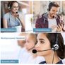 Arama Cell Phone Headset with Microphone Noise Cancelling & Call Controls 3.5mm Computer Headphone for iPhone, Android, Laptop, PC, Call Center Office, Business Skype Softphone Image 5