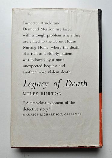 Death Paints A Picture - Miles Burton - Vintage Collins Crime Club Book - Vintage Crime Thriller Book
