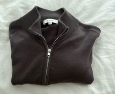 Arne Quarter-Zip Jumper (Dark Grey)