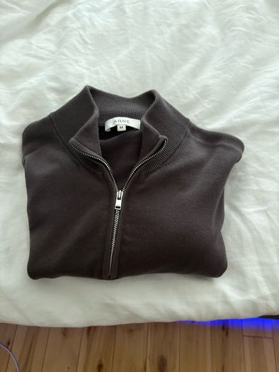 Arne Quarter-Zip Jumper (Dark Grey)