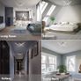 LED Ceiling Light, Elegant Curved Design Ceiling Lights, 4 Built-in LED Boards, 28W Cool White Light 6000K,Modern Ceiling Fixture for Living Rooms, Bedroom, Kitchen Hallway and Bedroom,2000 Lumens (FREE POSTAGE) Image 5