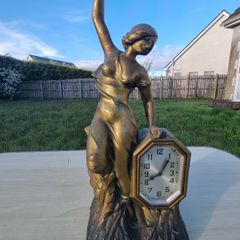 Art Nouveau figural clock from the 1920s