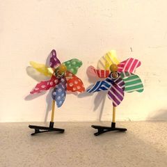 Windmill Hair Clips