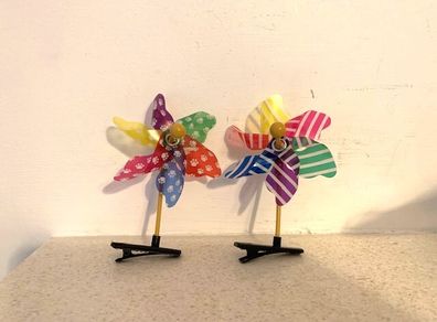 Windmill Hair Clips