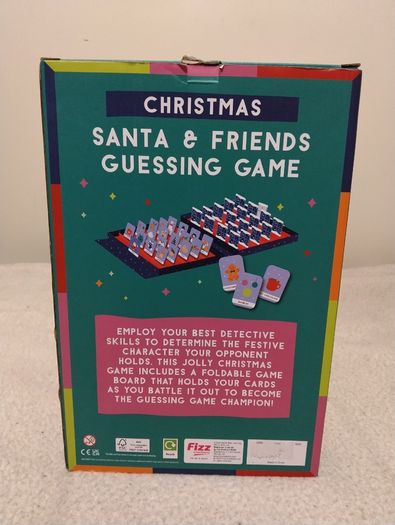 Christmas Santa And Friends Guessing Game NEW IN BOX