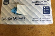 Nitrile gloves, face masks