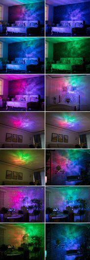 Remote Star Galaxy Laser Projector Starry Sky Stage Lighting Effect Bedrooms Kids Room Party Night Holiday Wedding Lights