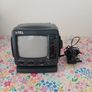 Vintage I-TEL 5" Black & White Portable CRT TV + AM/FM Radio Receiver (Model 0081) Image 3