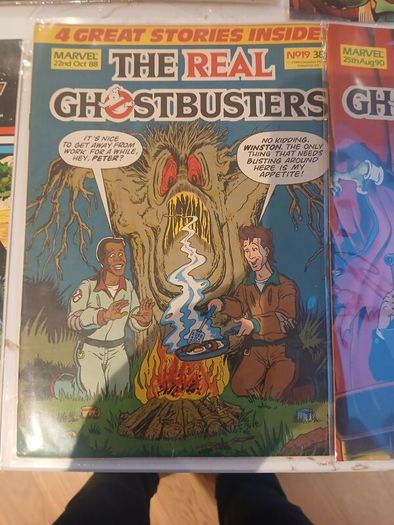 Transformer and ghost buster comics