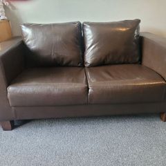 Leather couch 2 seater