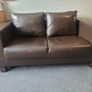 Leather couch 2 seater Image 2