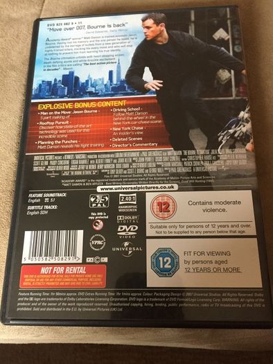 The Bourne Ultimatum DVD
