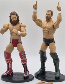 WWE Daniel Bryan (Bryan Danielson) Elite Wrestling Figure 2 Pack