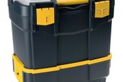 BRAND NEW plastic tool box and cart with organizers and tray