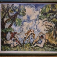The Battle of Love print by Paul Cezanne