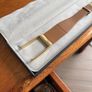 Whoop leather strap brown with golden clasp Size small Image 6