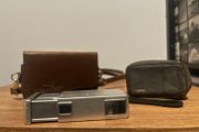 Minolta 16 film camera with case