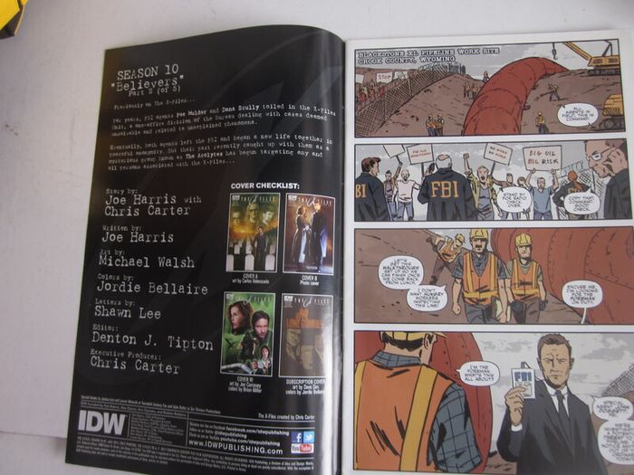The X-Files-IDW # 2 Season 10 Comic
