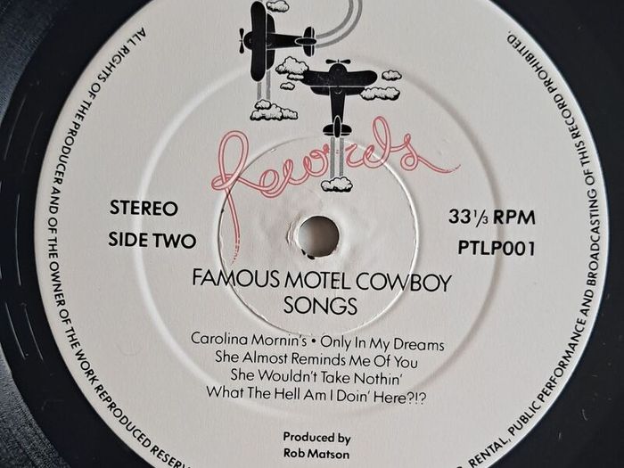 Pinto Bennett And The Famous Motel Cowboys - Famous Motel Cowboy Songs Vinyl