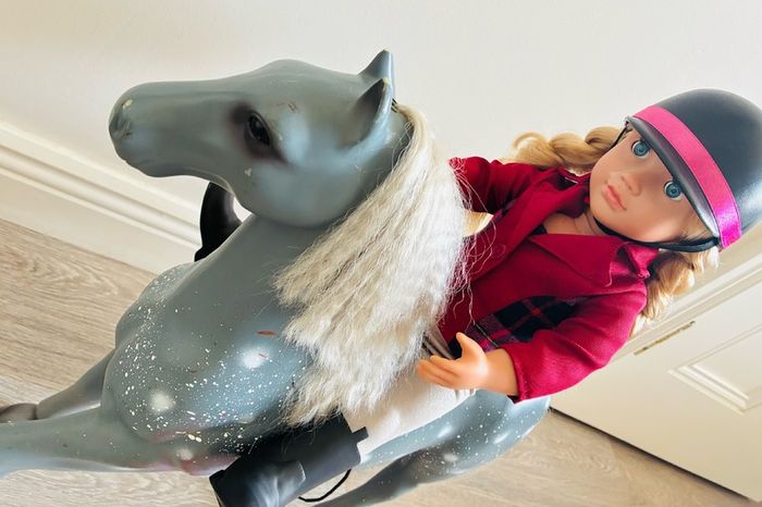 Our Generation Horse Riding Doll - Lily Anna & Horse - Love Horseriding