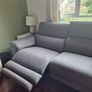 Grey Corner Sofa with Electric Recliner  Excellen Image 2