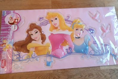 New Sealed Large 3D Disney Princess Wall Decal Sticker
