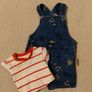 Disney Mickey Mouse Denim dungaree,s and top set Image 10